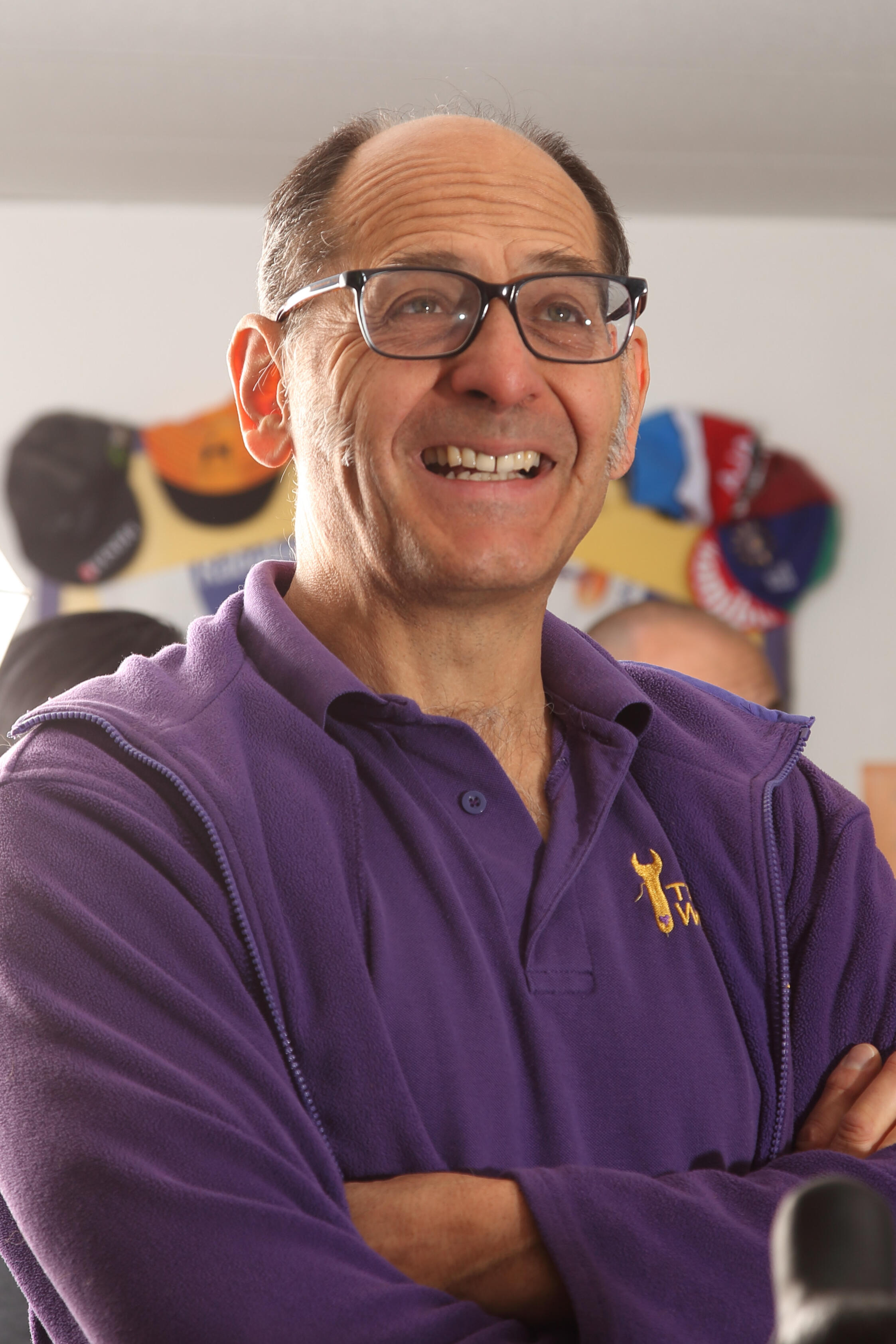 Scherrit, owner of The Bike Whisperer, at the Newbury bicycle workshop